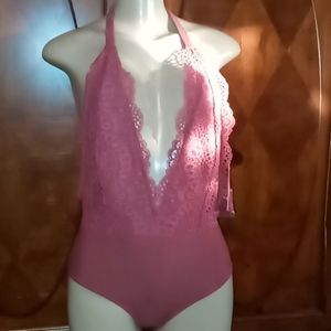 Xhilaration NEW  One Piece  lace swim Suit